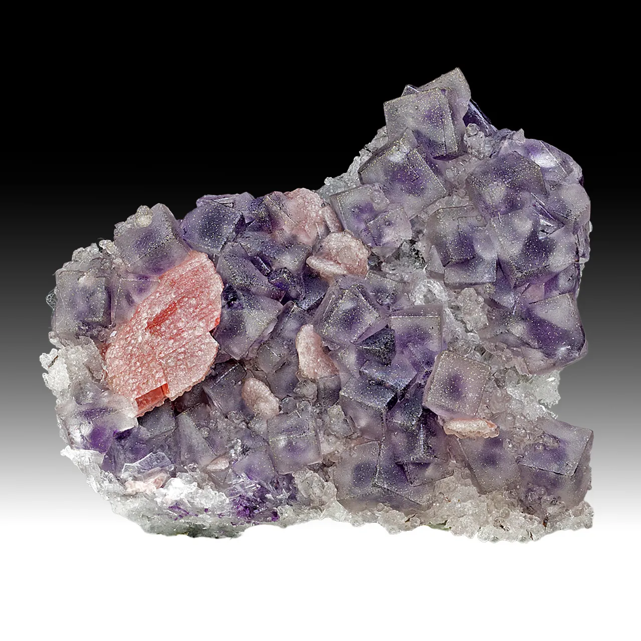 Fluorite with Rhodochrosite - image 1