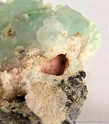 Fluorite With Rhodochrosite - image 2