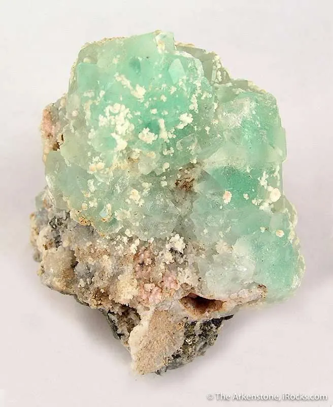 Fluorite With Rhodochrosite image