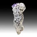 Fluorite with Scheelite, Calcite, Quartz - image 1