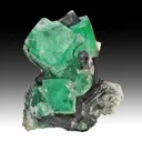 Fluorite with Schorl, Hyalite - image 1