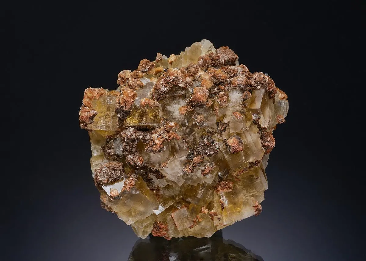 Fluorite with Siderite - image 1