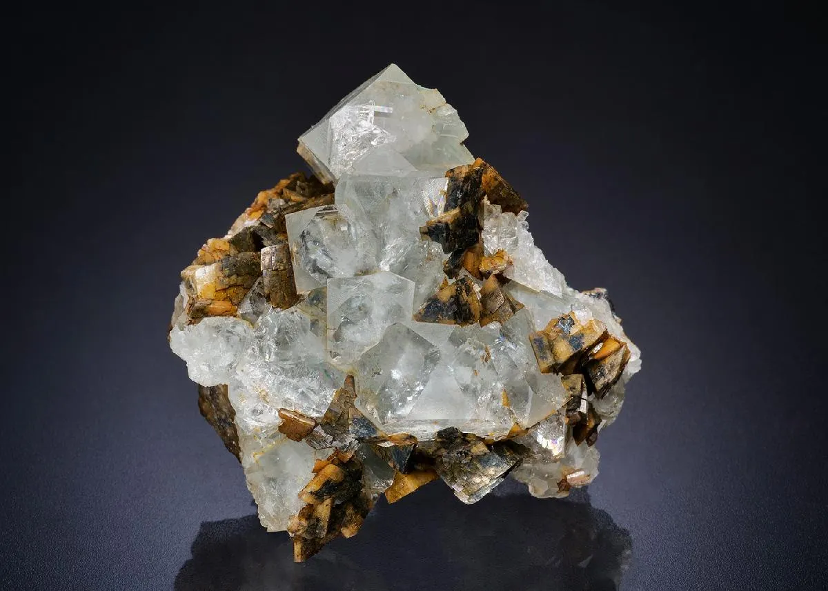 Fluorite with Siderite - image 1
