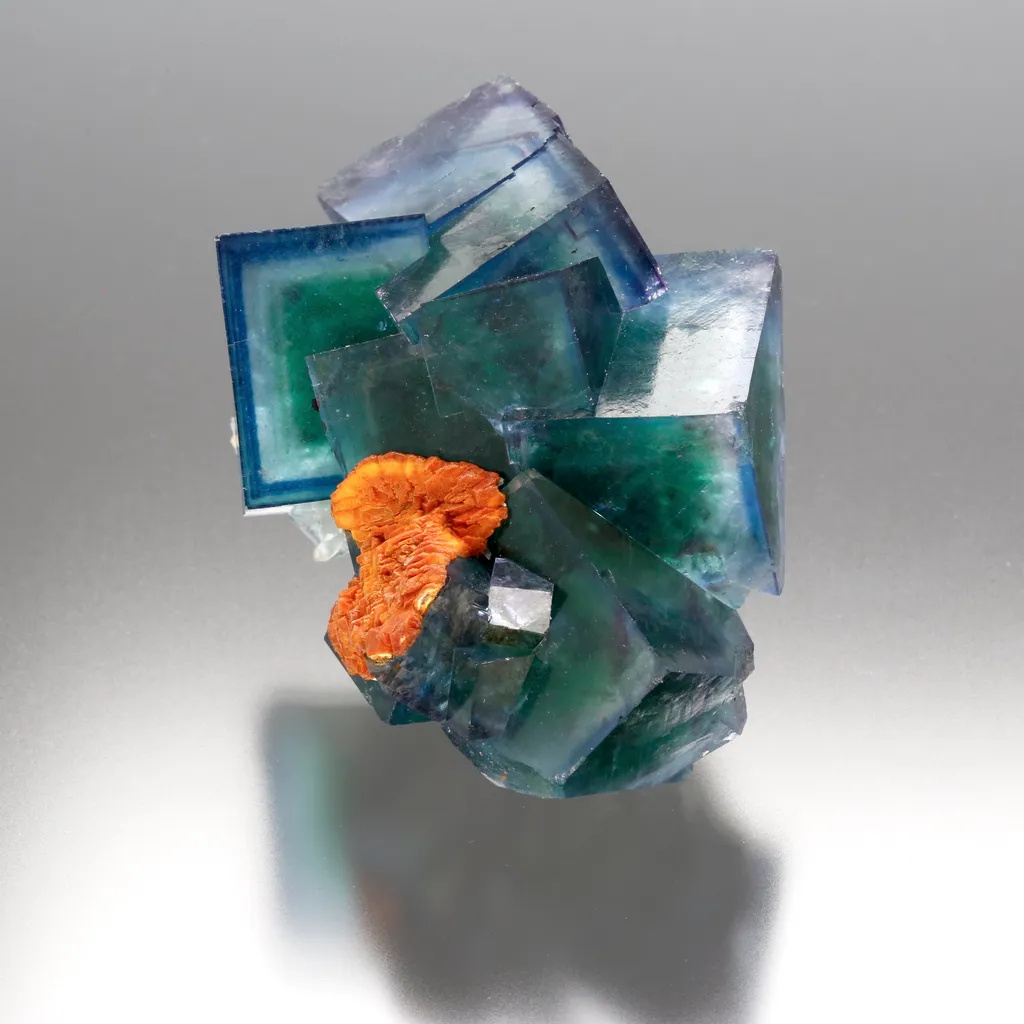 Fluorite with Siderite image