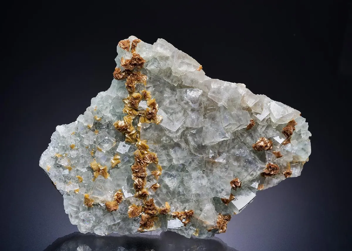 FLUORITE with SIDERITE - image 1