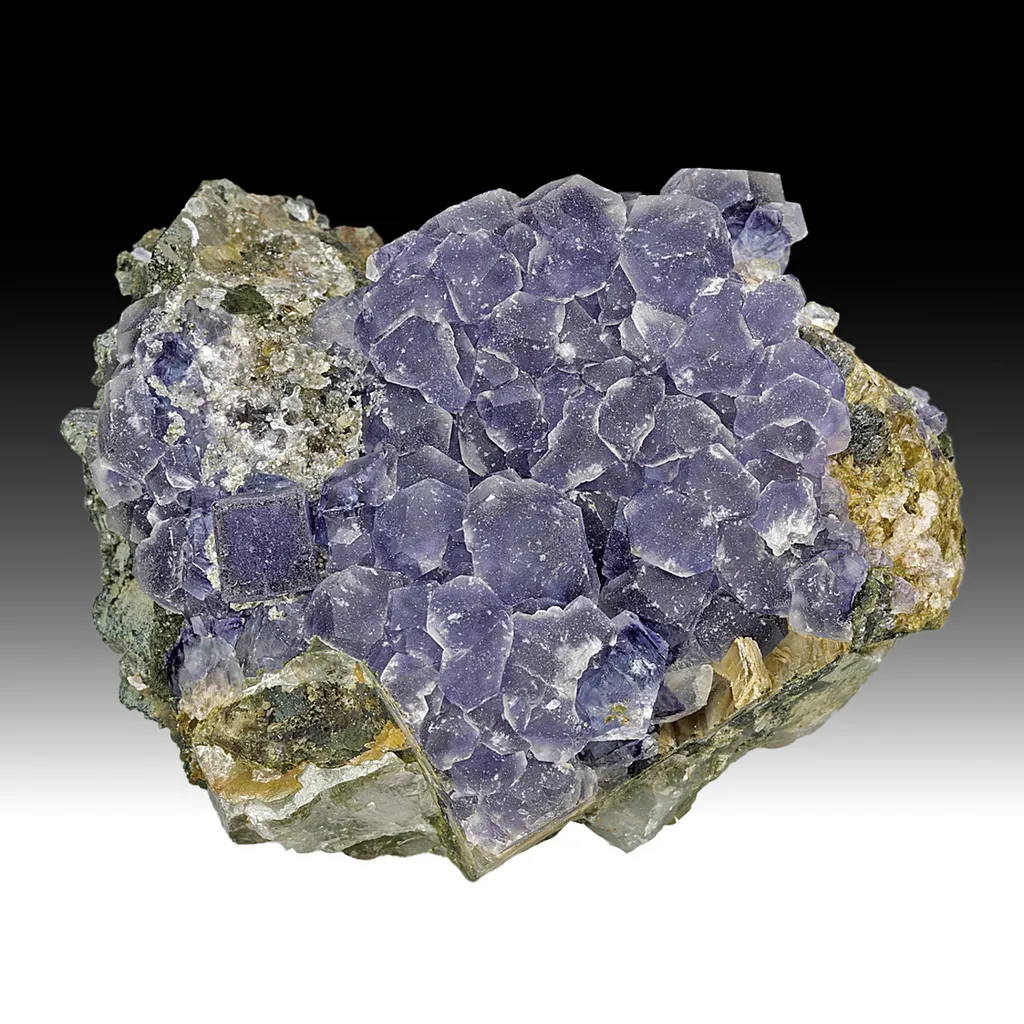 Fluorite with Siderite, Quartz image