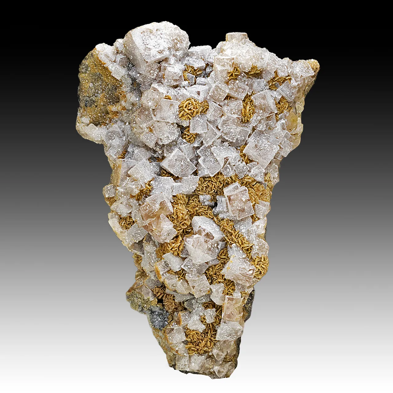 Fluorite with Siderite, Quartz - image 1