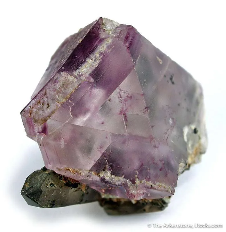 Fluorite With Smoky Quartz image