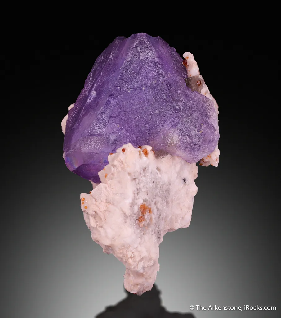 Fluorite with Spessartine and Albite - image 2