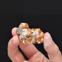 Fluorite with Spessartine on Microcline - image 2