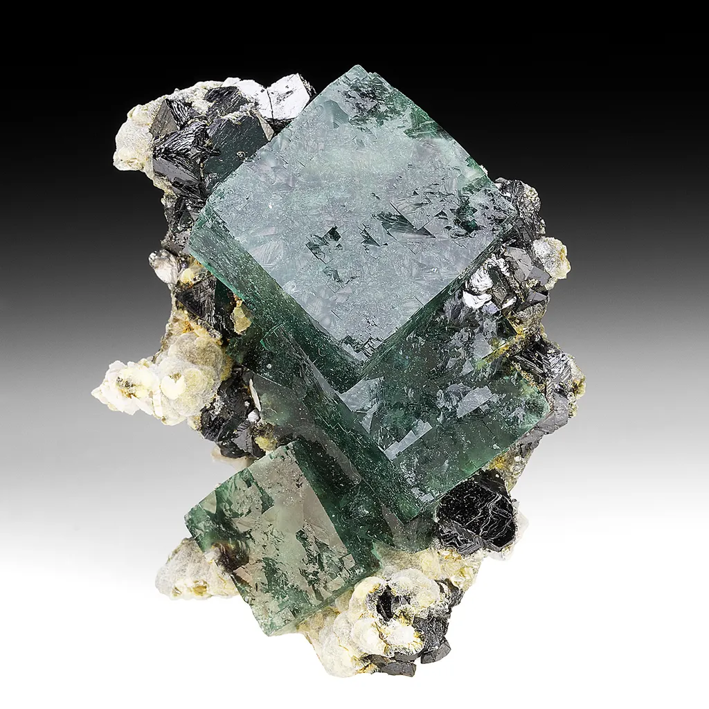 Fluorite with Sphalerite image