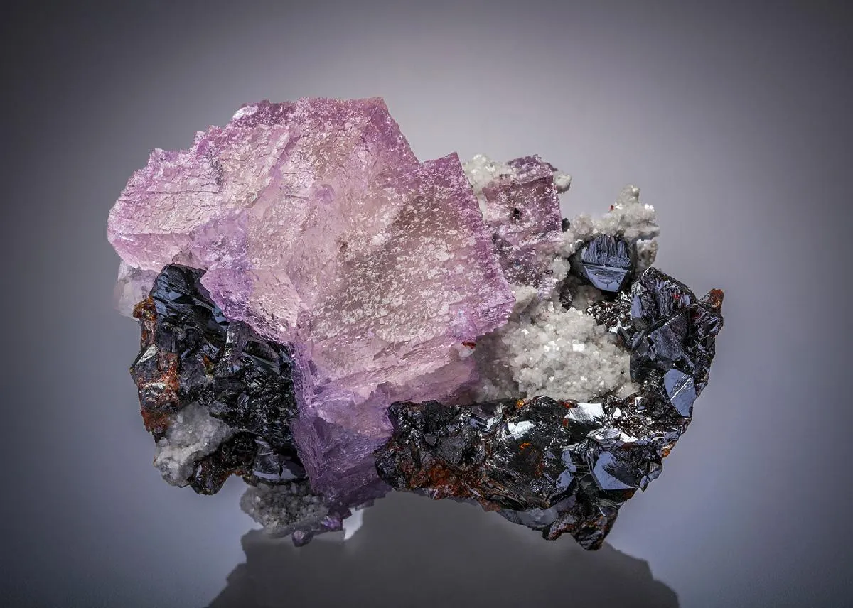 Fluorite with Sphalerite - image 1