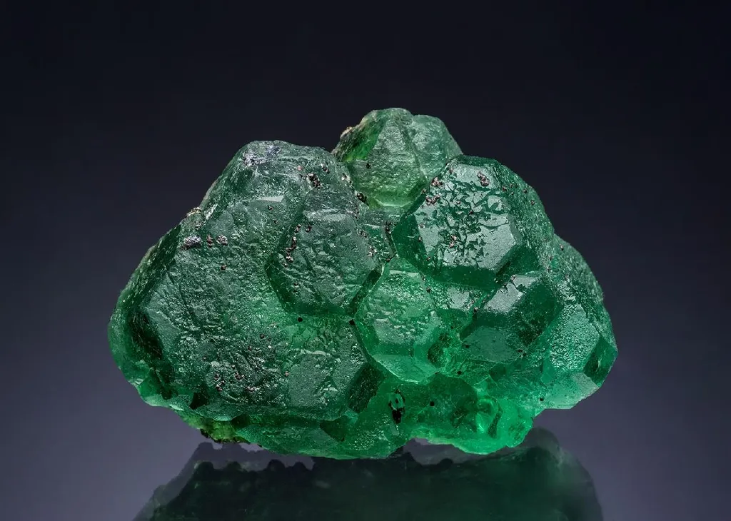 Fluorite with Sphalerite and Pyrite image