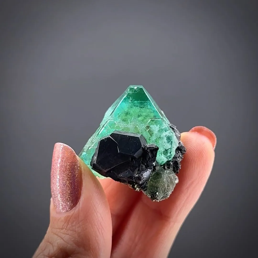 Fluorite with Sphalerite and Pyrite - image 2