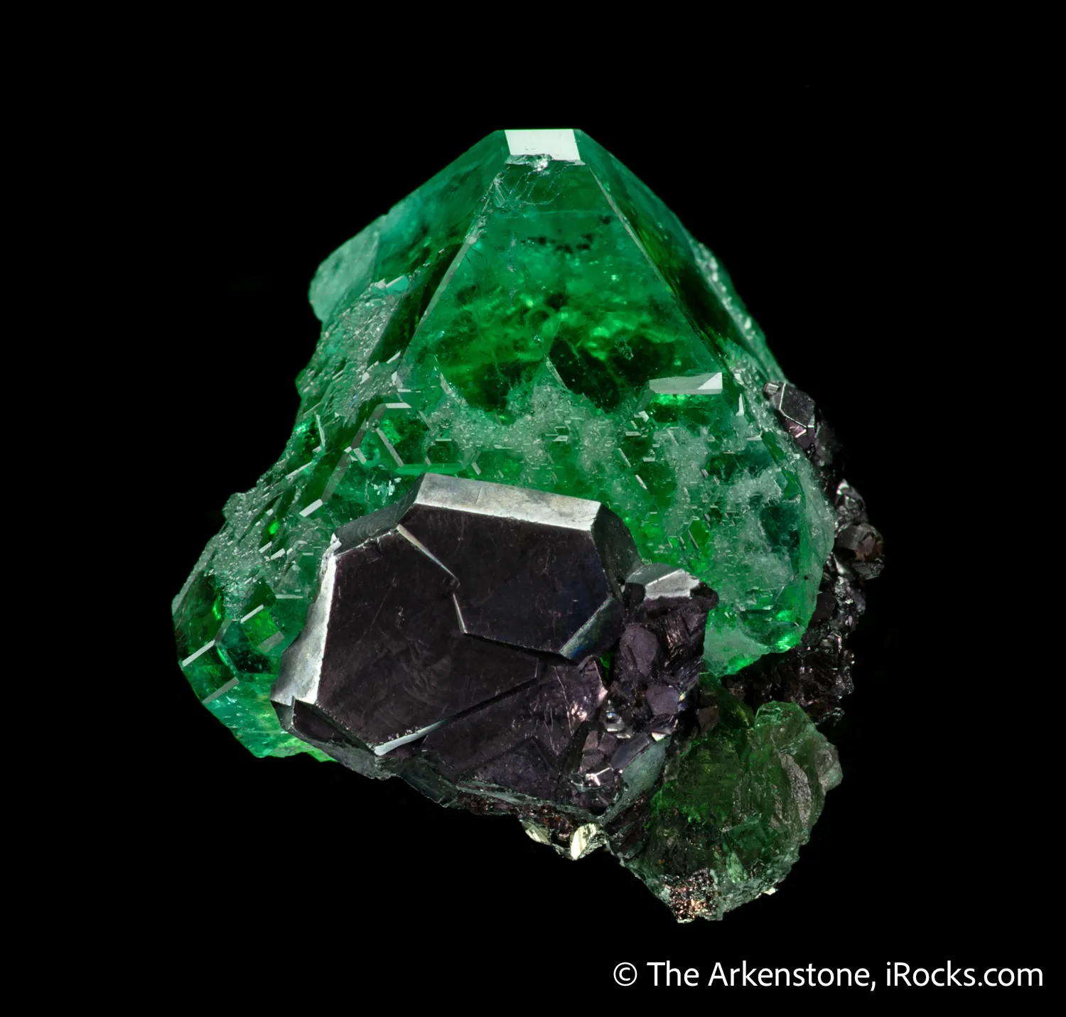 Fluorite with Sphalerite and Pyrite - image 1