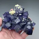 Fluorite with Sphalerite, Barite - image 2