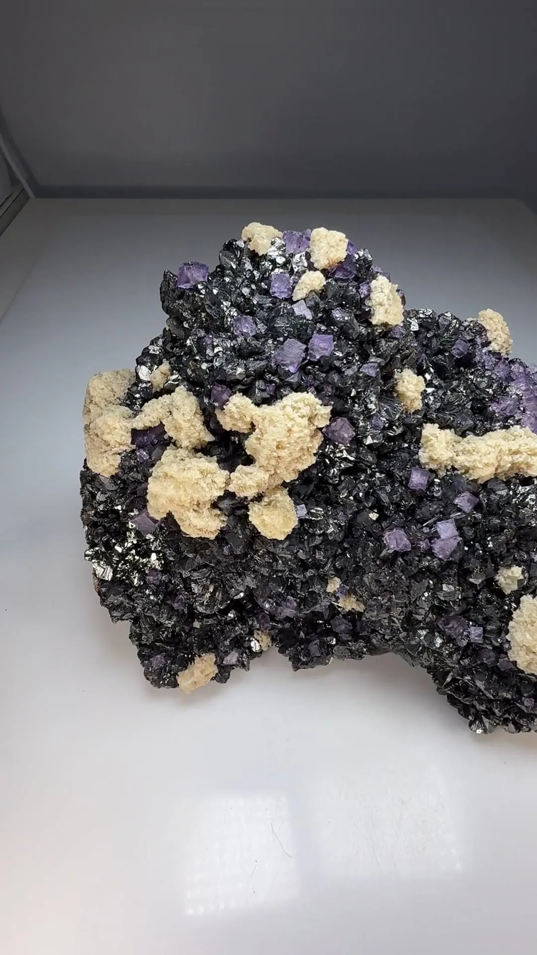 Fluorite with Sphalerite, Barite - image 2