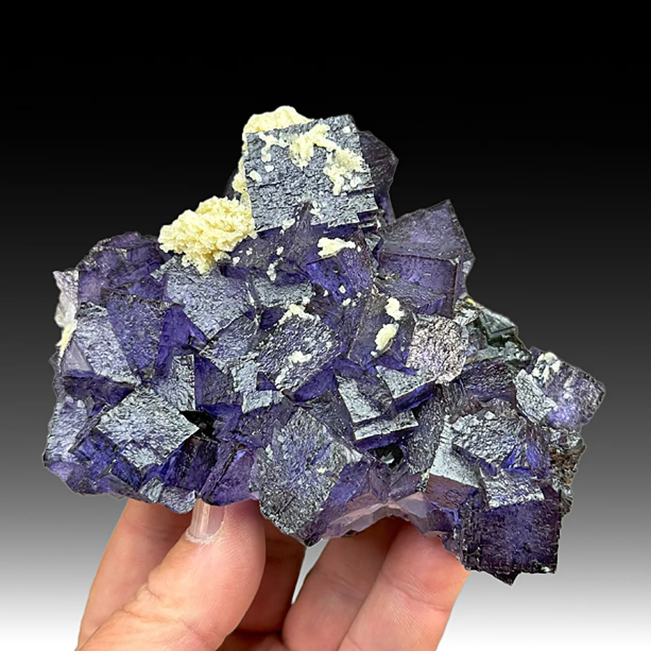 Fluorite with Sphalerite, Barite - image 1
