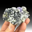 Fluorite with Sphalerite, Calcite, Pyrite - image 1
