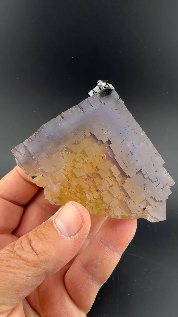 Fluorite with Sphalerite, Chalcopyrite - image 2