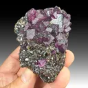 Fluorite with Sphalerite, Galena - image 1