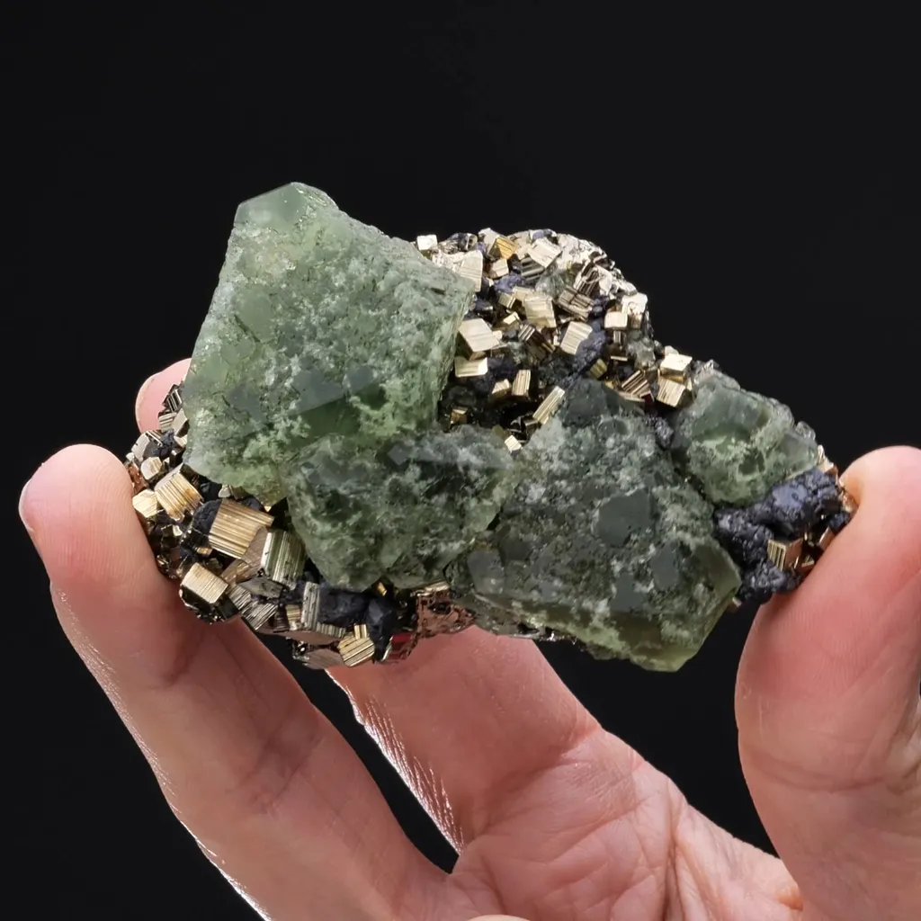 Fluorite with Sphalerite Galena and Pyrite - image 2