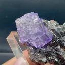 Fluorite With Sphalerite  Natural Mineral Specimen - image 6