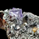 Fluorite With Sphalerite  Natural Mineral Specimen - image 5