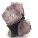 Fluorite With Sphalerite on Dolomite - image 1