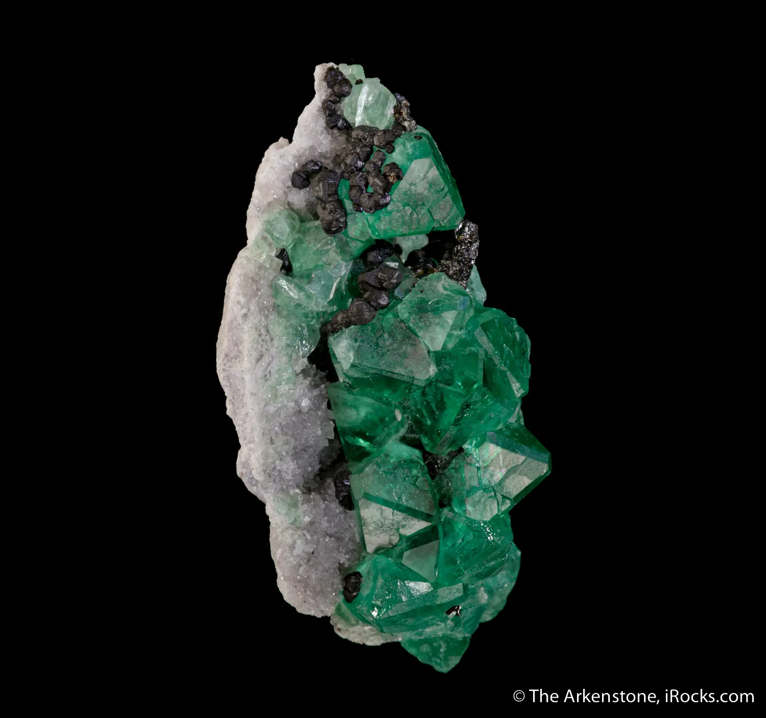 Fluorite with Sphalerite on matrix - image 3