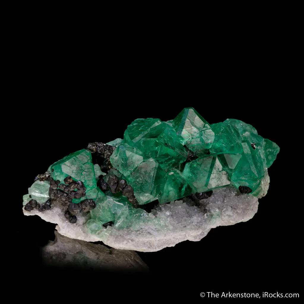 Fluorite with Sphalerite on matrix - image 4