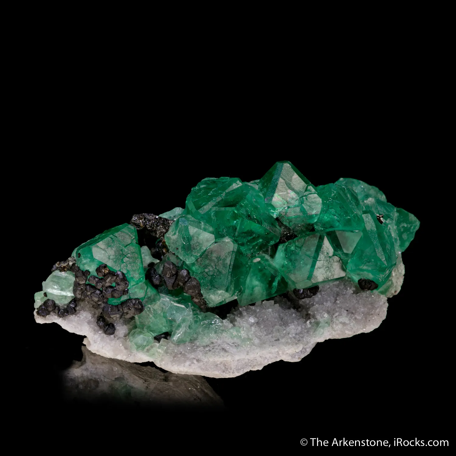 Fluorite with Sphalerite on matrix - image 4