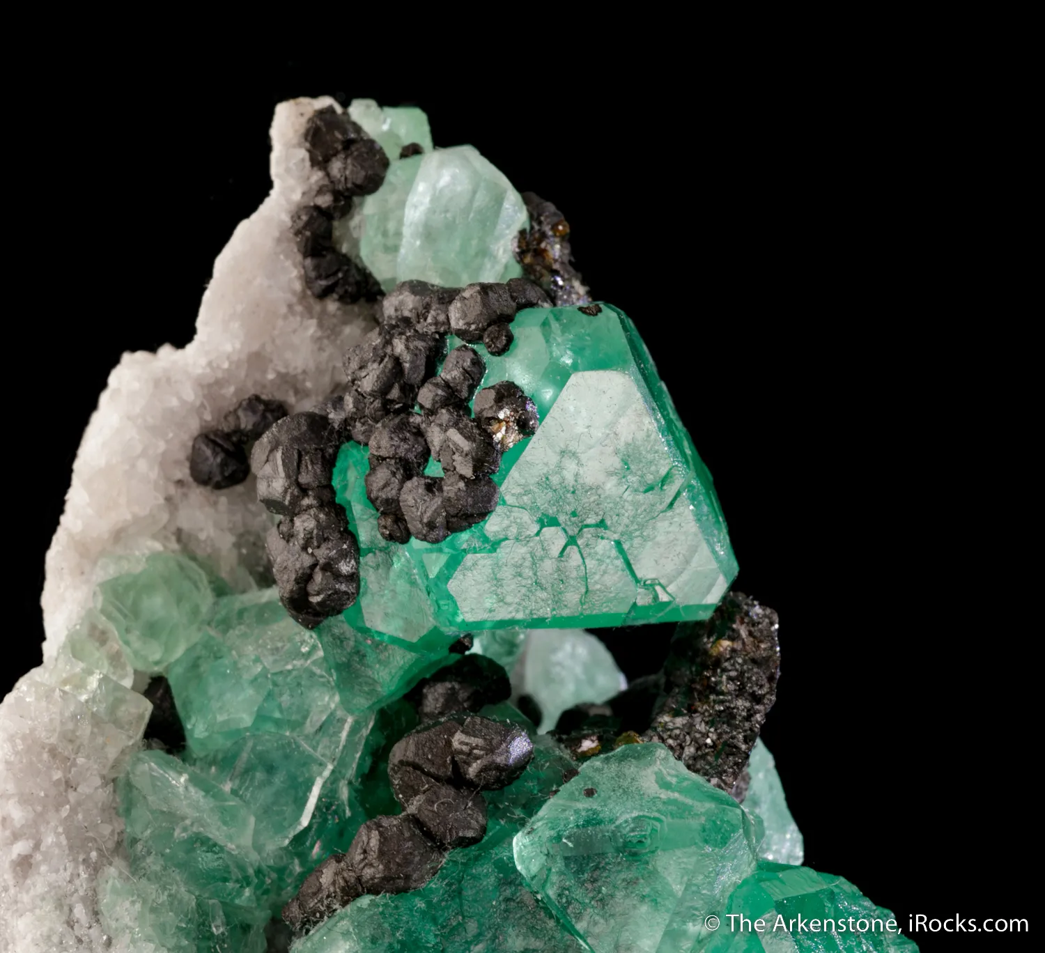 Fluorite with Sphalerite on matrix - image 6