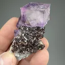 Fluorite with Sphalerite, Quartz - image 2