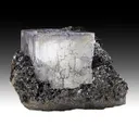Fluorite with Sphalerite (restored) - image 1