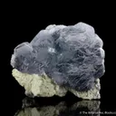 Fluorite with Strontianite and Boulangerite inclusions - image 1