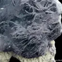 Fluorite with Strontianite and Boulangerite inclusions - image 4