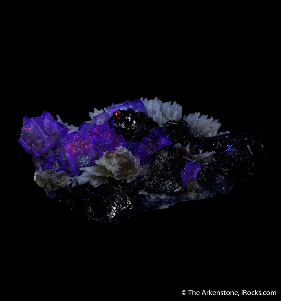 Fluorite with Strontianite and Sphalerite - image 4