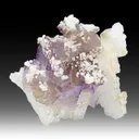 Fluorite with Strontianite, Celestine - image 1