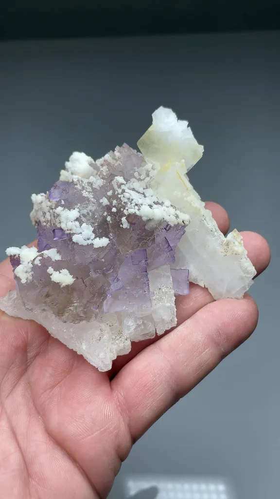 Fluorite with Strontianite, Celestine - image 2