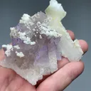 Fluorite with Strontianite, Celestine - image 2
