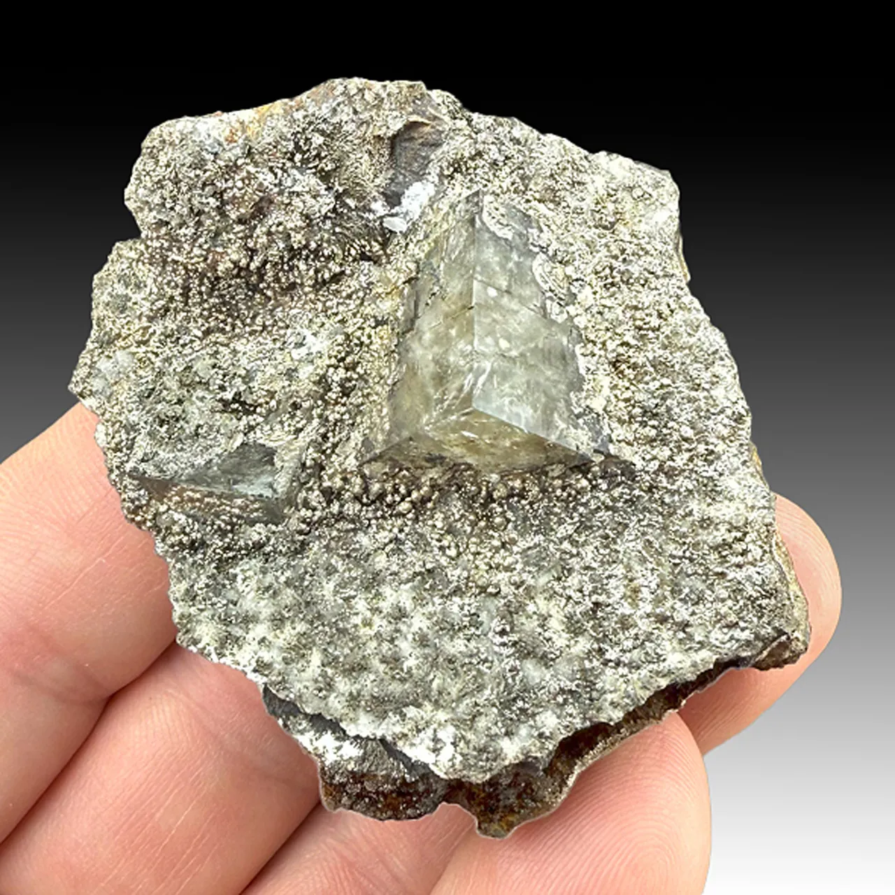 Fluorite with Todorokite - image 1