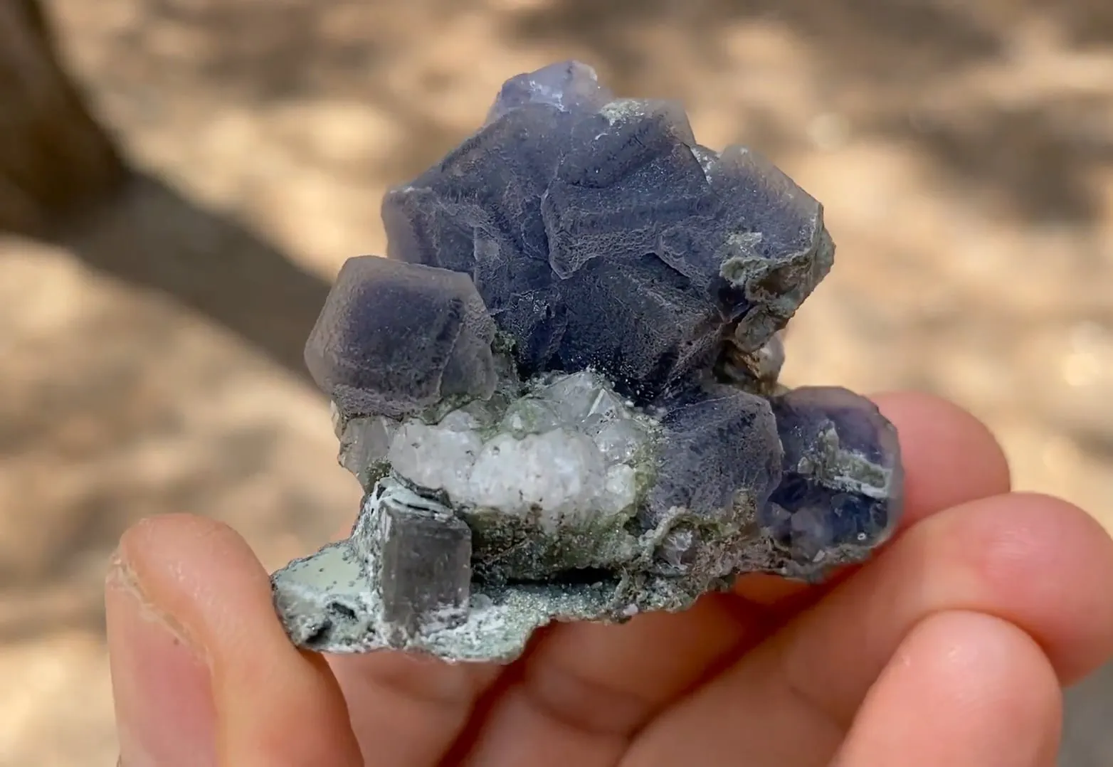 Fluorite with Topaz and Arsenopyrite - image 5