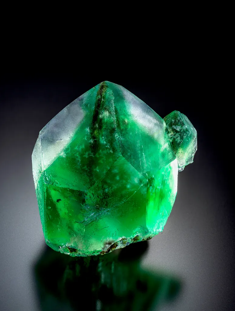Fluorite with trigonal inclusions image