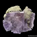 Fluorite with unusual corner pattern and Sphalerite - image 4