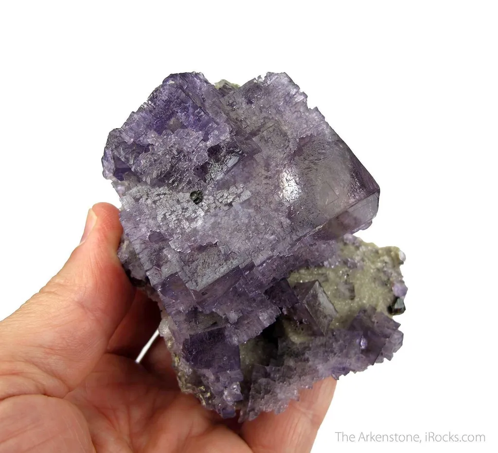 Fluorite with unusual corner pattern and Sphalerite - image 5