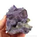 Fluorite with unusual corner pattern and Sphalerite - image 6