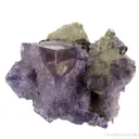 Fluorite with unusual corner pattern and Sphalerite - image 2