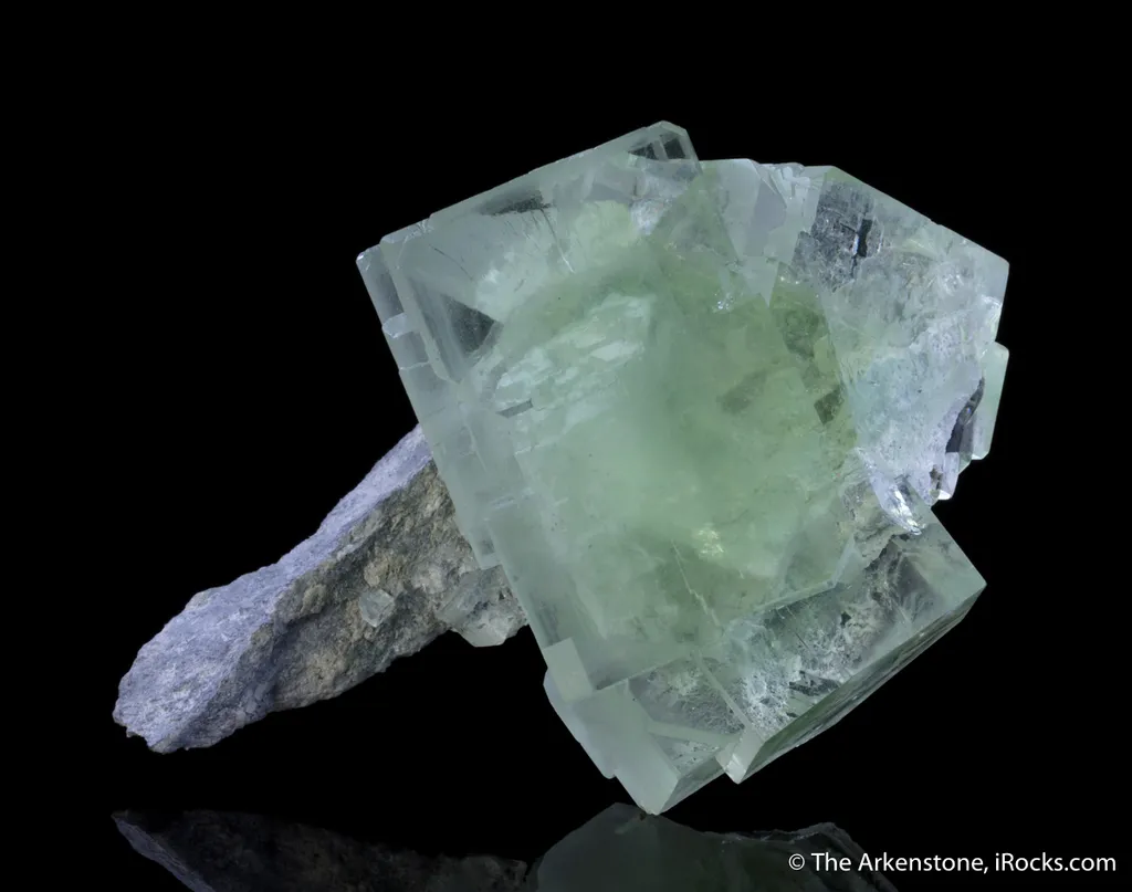 Fluorite with unusual edge modifications image