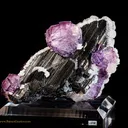 Fluorite - Wolframite - Calcite - Pyrite - image 1